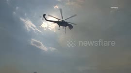 USA: Vegetation Fire Spreads Rapidly With Windy Conditions Part 2