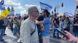 Protests and strikes held in Jerusalem with Israelis voicing anger over hostage talks