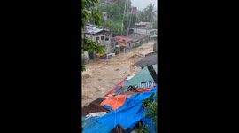 Tropical Storm Yagi batters the Philippines leaving two dead
