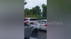 Tourist threatens driver with knife in road rage row in Pattaya