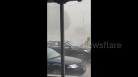 Greece: Thunderstorm brings heavy rain to Karditsa