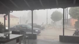 Greece: Strong storm hits Karditsa