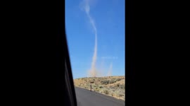 Three dust devils in Ritzville, Washington
