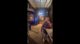 'Bush: 1, Boyfriend: 0' - Man at pub finds bush more 'welcoming' than chair