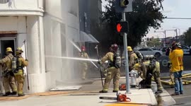 USA: Bakersfield 3 Alarm Commercial Structure Fire