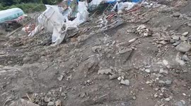 Mudslide sweeps away greenhouses in southern Japan