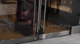 Company spokesman for Wetherspoon pubs, 'Eddie Gershon', comments on the opening of the new Wetherspoons pub, 'The Lion & The Unicorn', in Waterloo Station, and shares his opinions about the aims and goals of the company