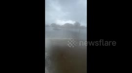 US: Record Rainfall Causes Flooding In Galveston, Texas On Labor Day