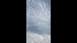Ukrainian forces shoot down Russian Shahed-136 drone from Mi-8