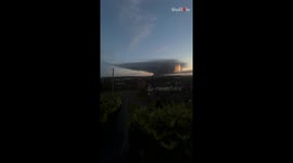 Linwood Fire: Towering smoke cloud casts darkness over the area