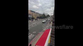 UK: Fire Erupts At Apartment Building In Lewisham, London 2
