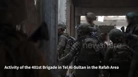 Palestine: Operation by the 162nd Division in the Tel al-Sultan Area in Rafah
