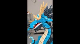 Intricate origami dragon impresses in China