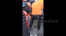 Argentina: Incidents between police and protesters in front of the Argentine Congress