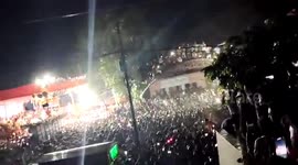 Building collapses injuring dozens of devotees at religious procession