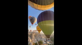 Balloon bump in Cappadocia