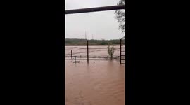 Floodwaters reach 10 feet deep in big Spring, Texas creek