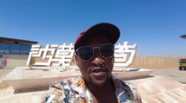 Vlog: Tanzanian's adventure in China's Tengger Desert