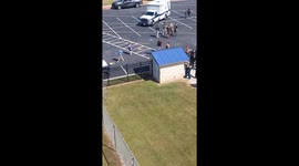 Hundreds of police officers and national guards at Apalachee high school after deadly mass shooting