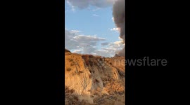 US: Line Fire Breaks Out In Highland, San Bernardino County, California 3