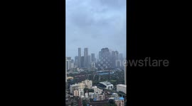 India: Major Fire Breaks Out At 14-Storey Times Tower In Mumbai Lower Parel