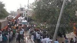 5 dead, many feared trapped after 3-storey building collapses in Uttarpradesh ,Lucknow