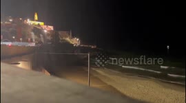 Ultras Hapoel Tel Aviv celebrate 25 years with fireworks