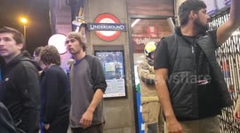 Emergency services called at Marble Arch Station after reports of a woman under the tracks, according to bystanders.