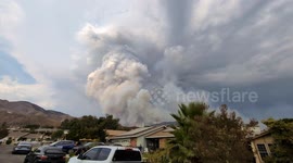 US: Line Fire Grows Explosively, Prompts Thousands To Evacuate In Southern California 11