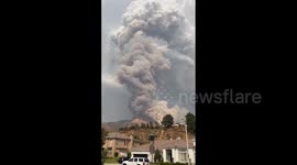 US: Line Fire Grows Explosively, Prompts Thousands To Evacuate In Southern California 10