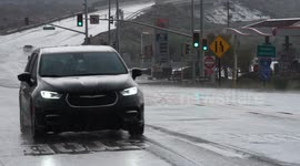 United States: Phelan Cajon Pass Hit By Heavy Rain Sunday Afternoon