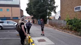 UK: The van left Basildon Crown Court to take Joe, Sam, Larch and Christopher