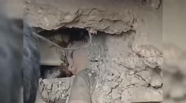 Rescue Teams Recover 6-Year-Old from Rubble After Israeli Airstrike in Southern Gaza City