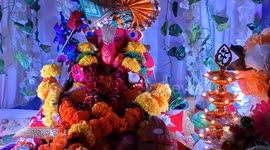India: Ganesh Chaturthi Celebration and Aarti in Mumbai: A Grand Festival of Devotion