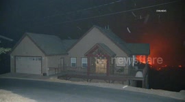 USA: Line Fire Grows To 3330 Acres Overnight Night 2