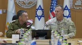 Israel: The Commander of the U.S. Central Command met with the Chief of the General Staff for a situational assessment