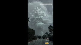 CALIFORNIA ON FIRE: Terrifying smoke cloud towers over San Bernardino