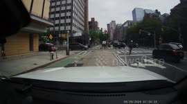 NYC Bicyclist Wrongfully Interacts With Intersection