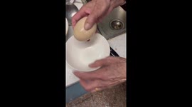 Grandmother discovers another egg inside huge egg hidden inside
