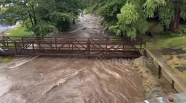 US: Thunderstorms Dump Heavy Rain On Rochester Area, New York