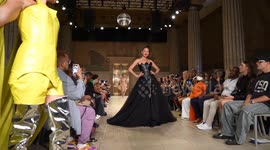 USA: Fashion show by designer Malan Breton