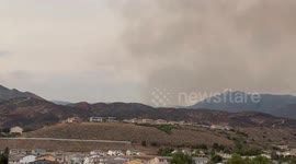Wildfire Engulfs San Bernardino Forest