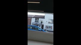 Worker falls from ladder in Stockport, UK