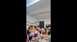 Family has insanely extravagant birthday party for pet dog
