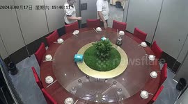 Diner left stunned as glass tabletop shatters at Chinese restaurant