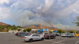 US: Line Fire Grows Explosively, Prompts Thousands To Evacuate In Southern California 17