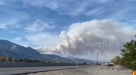 US: Thousands Without Power As Davis Fire Continues To Burn In South Of Reno