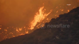 USA: Mount Baldy The Bridge Fire