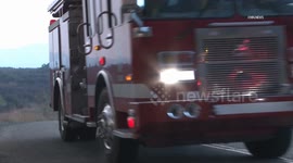 USA: Riverside County Airport Fire Impacts Los Pinos Center