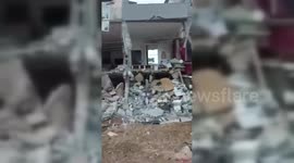 Palestine: Scenes of the destruction caused by the Israeli Army raid in Nour Shams camp in Tulkarm